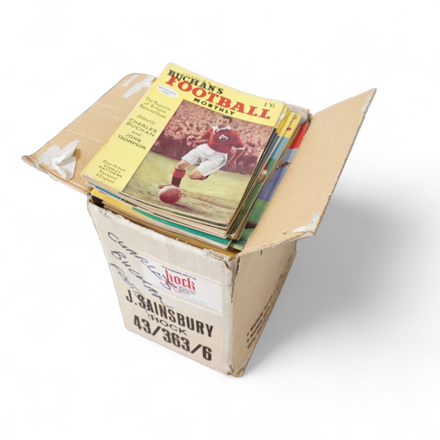 Charlie Buchan's Football Monthly, a complete run from Sept 1951 - Nov 1965